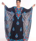 Dubai Moroccan Kaftan Farasha Abaya Maxi Modern Fancy Floor Length Dress