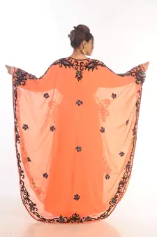 Royal Moroccan Ethnic Maxi Abaya Islamic Kaftan Beach Fancy Modern Floor Length Long Sleeve For Women Dress