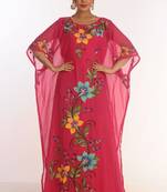 Royal Moroccan Ethnic Maxi Abaya Islamic Kaftan Beach Fancy Modern Floor Length Long Sleeve For Women Dress