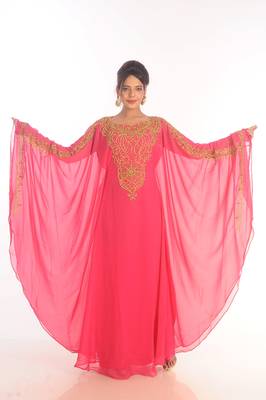 Royal Moroccan Black Velvet Kaftan Jalabiya Abaya Caftan Wedding Gown Party Wear Dress 1