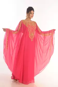 Royal Moroccan Black Velvet Kaftan Jalabiya Abaya Caftan Wedding Gown Party Wear Dress