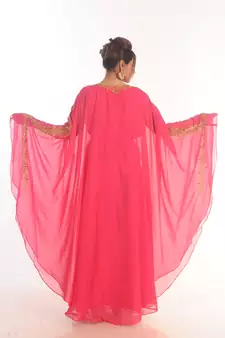 Royal Moroccan Black Velvet Kaftan Jalabiya Abaya Caftan Wedding Gown Party Wear Dress