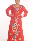 Dubai Moroccan Kaftan Farasha Abaya Maxi Modern Fancy Floor Length Dress