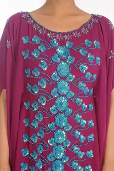 SALE !! Moroccan Islamic Abaya Kaftan Beach Fancy Modern Floor Length Long Sleeve For Women Dress