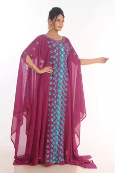 SALE !! Moroccan Islamic Abaya Kaftan Beach Fancy Modern Floor Length Long Sleeve For Women Dress