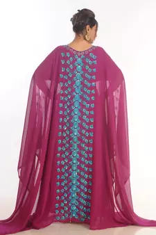 SALE !! Moroccan Islamic Abaya Kaftan Beach Fancy Modern Floor Length Long Sleeve For Women Dress