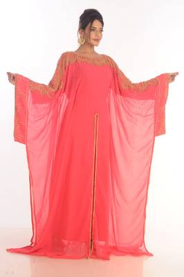 SALE !! Moroccan Islamic Kaftan Beach Abaya Fancy Modern Floor Length Long Sleeve For Women Dress 3