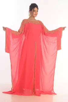 SALE !! Moroccan Islamic Kaftan Beach Abaya Fancy Modern Floor Length Long Sleeve For Women Dress