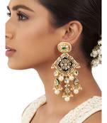 Multi Color Immitation Kundan Polki Dangler Chandelier