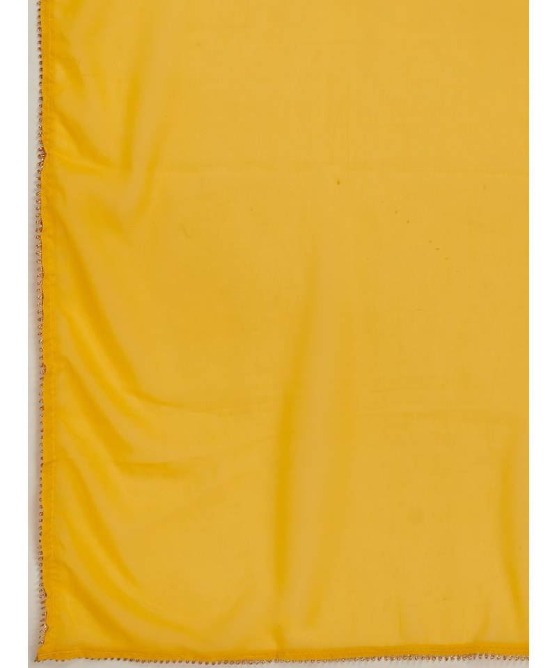 Beautiful Yellow Ceremonial Georgette Sequence Lehenga Choli