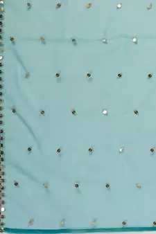 Peacock Blue Poly Georgette Based Newest Lehenga Choli