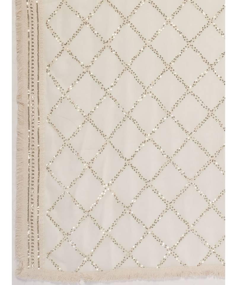 Bottle Green Georgette Lehenga Choli With Contrast Dupata