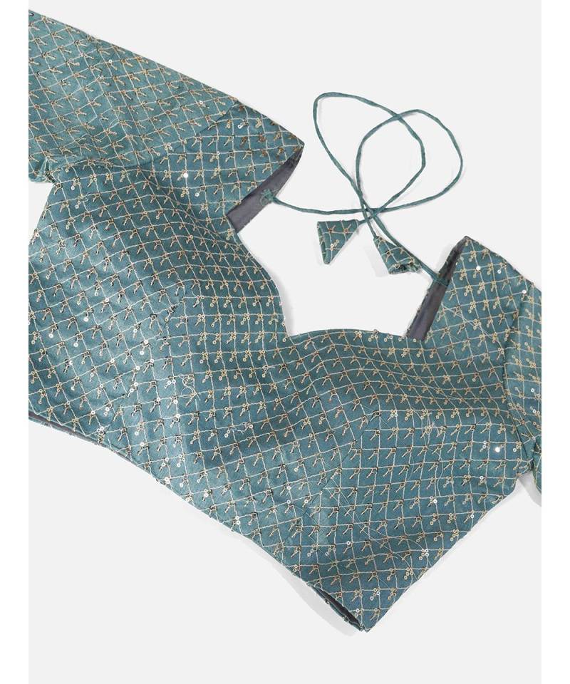 Baby Pink Floral Worked Georgette Lehenga Choli