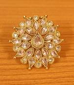 White zircon  rings