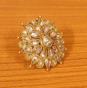 White zircon  rings 2
