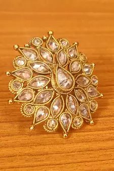 White zircon  rings