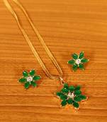 Green emerald  pendants