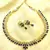 Blue American Diamond with Earrings Jewellery Necklace Set for Wedding