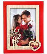 International Gift Wooden Love Theme Photo Frame