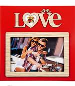 International Gift Wooden Love Theme Photo Frame