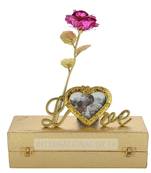 International Gift Plastic Love Photo Frame   Rose Flower in Gift Box
