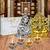 International Gift Metal Silver Ganesh With Sitar  Golden Panchmukhi Hanuman Statue and 4 pcs Diya