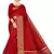 Leeza Store Women's Cotton Silk Golden Zari Border Jacquard Woven Plain Solid Saree with Unstitched Blouse Piece