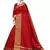 Leeza Store Women's Cotton Silk Golden Zari Border Jacquard Woven Plain Solid Saree with Unstitched Blouse Piece