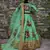 Glamorous Green Pearl, Dori and Sequins Embroidered Art Silk Fabric Designer Lehenga choli for wedding