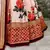 Seductive Rose Pink Dori and Sequins Embroidered & Digital Floral Printed Art Silk Bridal Lehenga