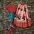 Seductive Rose Pink Dori and Sequins Embroidered & Digital Floral Printed Art Silk Bridal Lehenga
