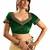 Green  Velvet readymade-blouse