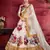 Glamorous Cream Pearl, Dori and Sequins Embroidered Art Silk Fabric Lehenga choli for festival