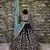 Navy Blue Dori, Badla And Sequins Embroidered Silk Bridal Lehenga