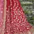 Maroon Dori, Badla And Sequins Embroidered Raw Silk Semi Stitched Lehenga Choli