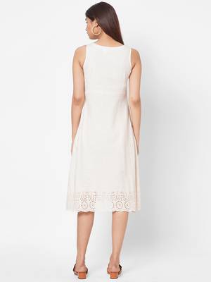 Off-white embroidered flex short-dresses 2