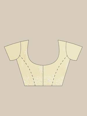 Ada Hand Embroidered Beige Georgette Saree With Blouse - A191557 6