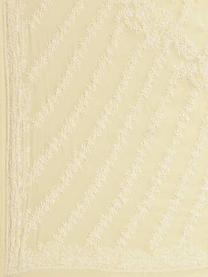 Ada Hand Embroidered Beige Georgette Saree With Blouse - A191557 8