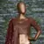 Mesmerizing Maroon Zari & Glitter Sequins Embroidered Art Silk Semi Stitched wedding Lehenga