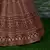 Mesmerizing Maroon Zari & Glitter Sequins Embroidered Art Silk Semi Stitched wedding Lehenga