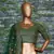 Marvelous Green Zari & Glitter Sequins Embroidered Art Silk Bridal Lehenga choli