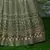 Marvelous Green Zari & Glitter Sequins Embroidered Art Silk Bridal Lehenga choli