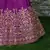 Pleasant Purple Sequins Embroidered Silk Wedding & Party Wear Lehenga
