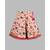 PInk Floral skirt with Pink top  and a matching neckpiece