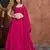Marvelous Rani Pink Zari, Sequins, and Dori Embroidered Georgette Semi Stitched Lehenga