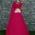 Marvelous Rani Pink Zari, Sequins, and Dori Embroidered Georgette Semi Stitched Lehenga