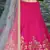 Engaging Pink Thread, Dori & Sequins Embroidered Silk Semi Stitched Party wear lehenga