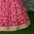 Engaging Pink Thread, Dori & Sequins Embroidered Silk Semi Stitched Party wear lehenga