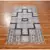 6x8 Ft Hand Block Printed Cotton Dhurrie Handmade Area Rug Morden Style