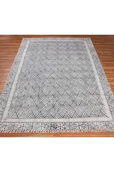 3x5 Ft Hand Made Cotton Dhurrie Boho Area Rug Geometric Carpet Multi Color